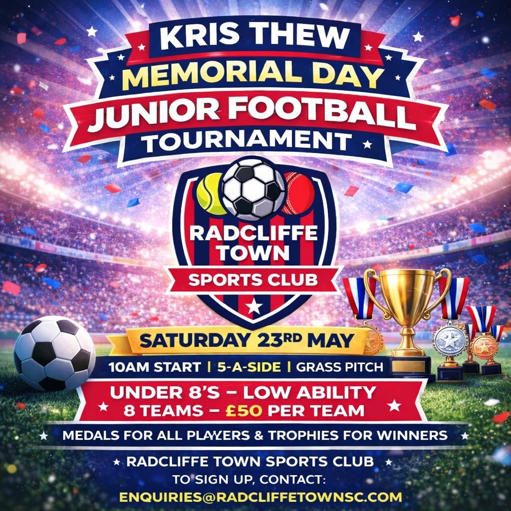 ⚽ KRIS THEW MEMORIAL DAY – JUNIOR FOOTBALL TOURNAMENT ⚽