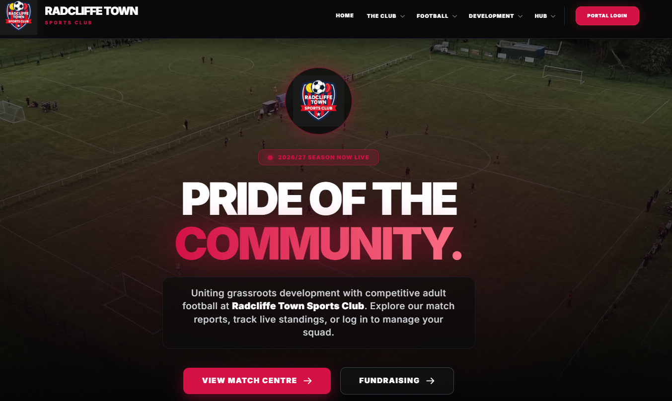 Welcome to the New Online Home of Radcliffe Town SC! Thumbnail